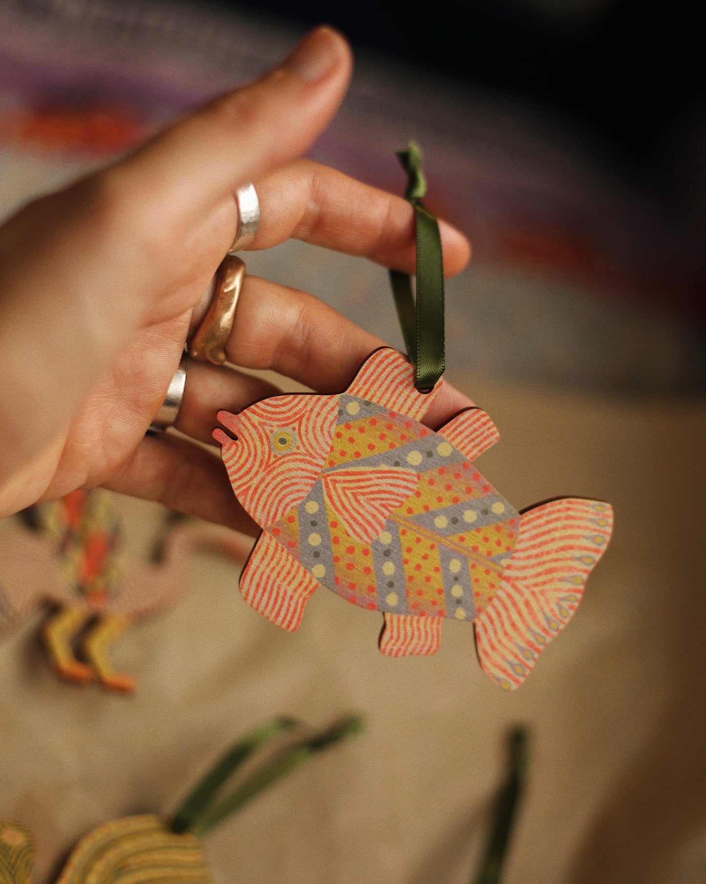 Wooden Decoration Set