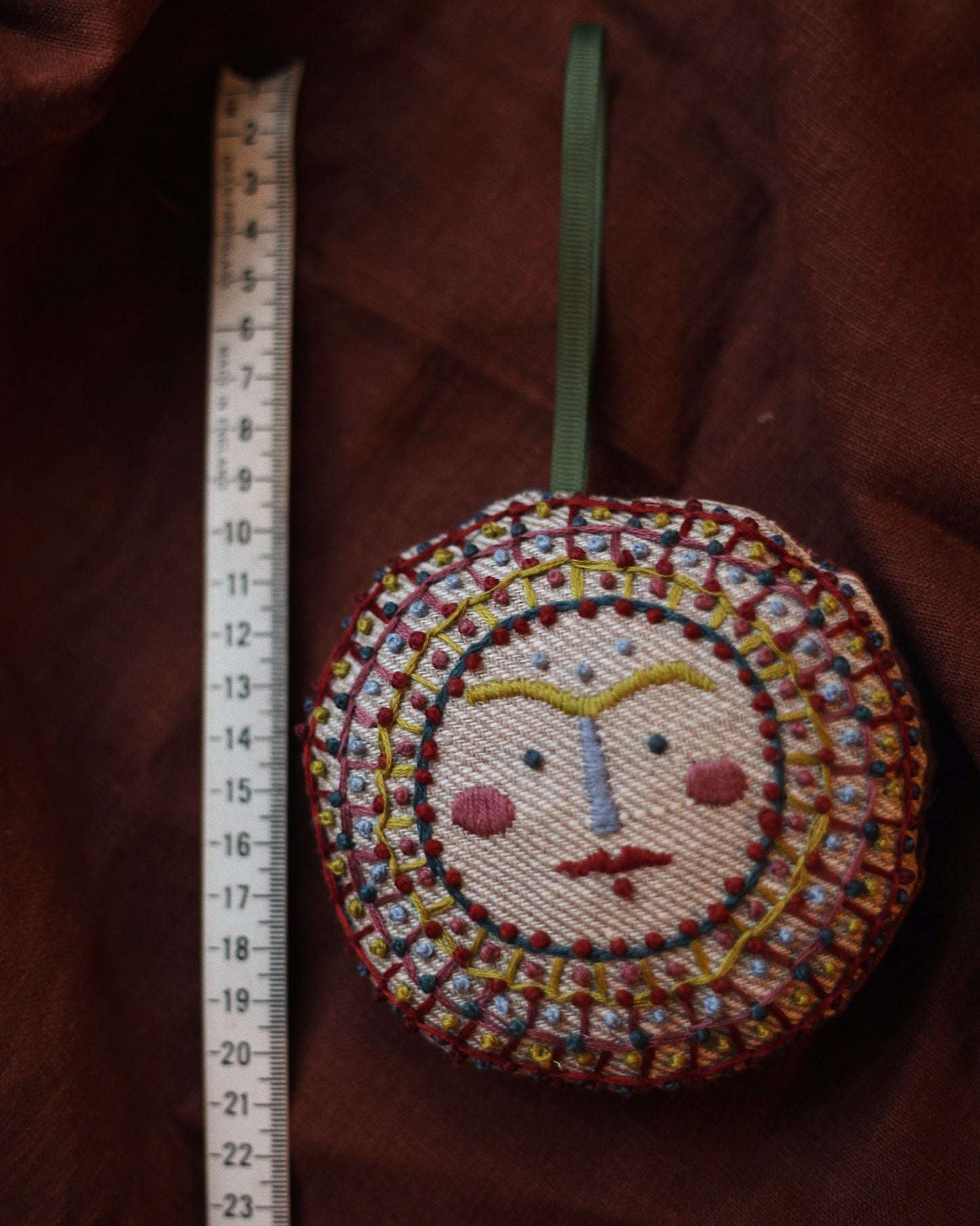 Hand Embroidered Ornament 4 (large)