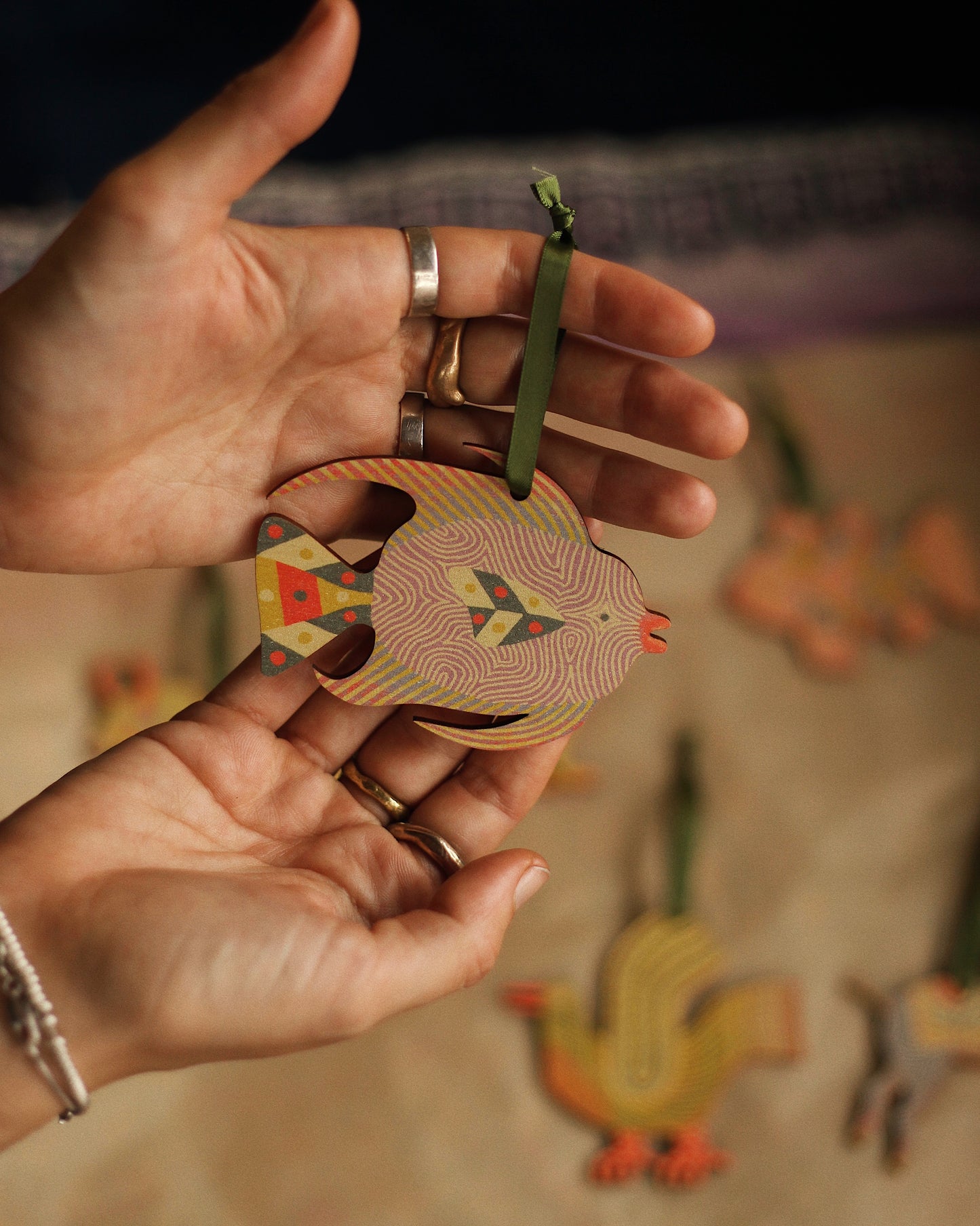 Wooden Decoration Set