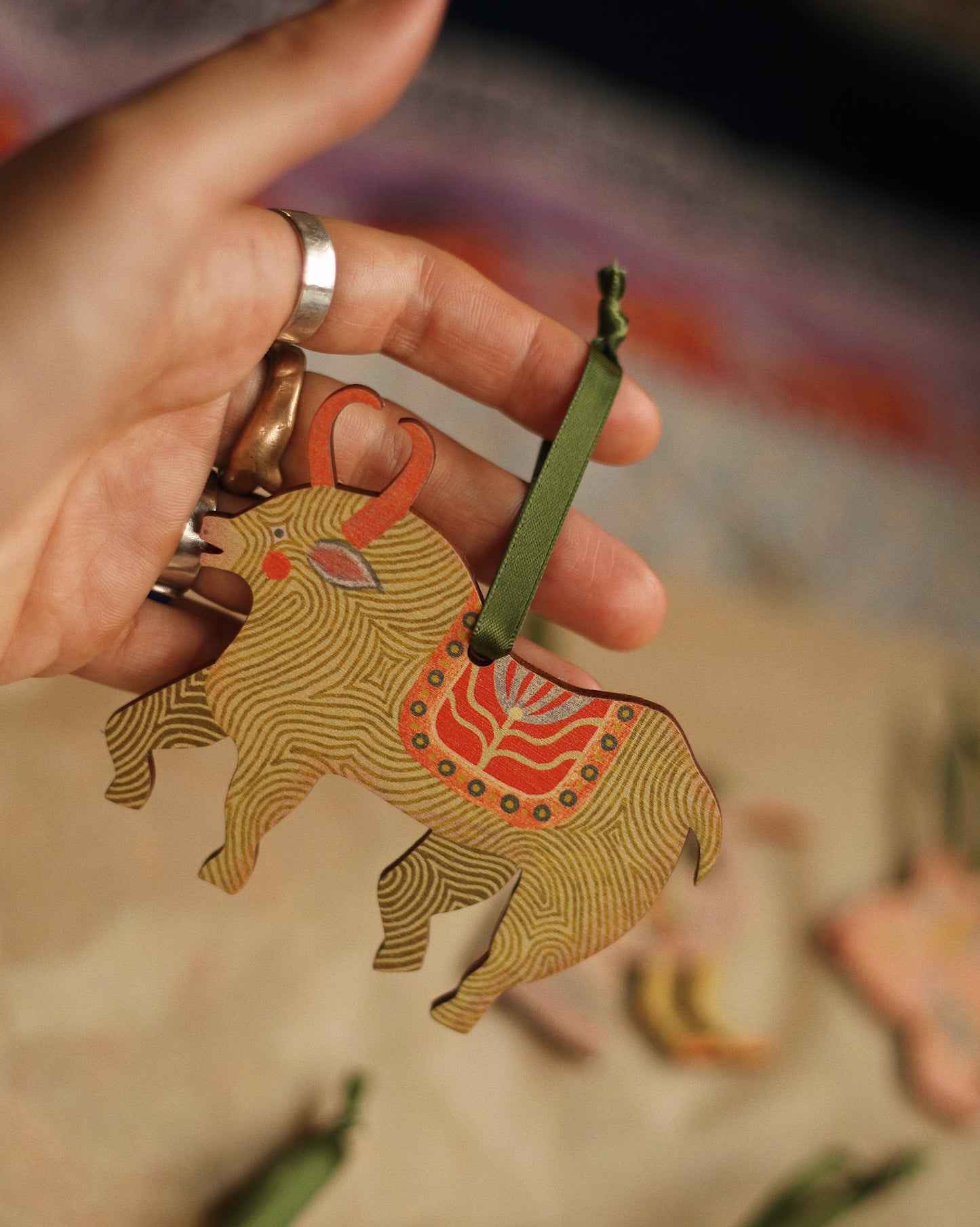 Wooden Decoration Set