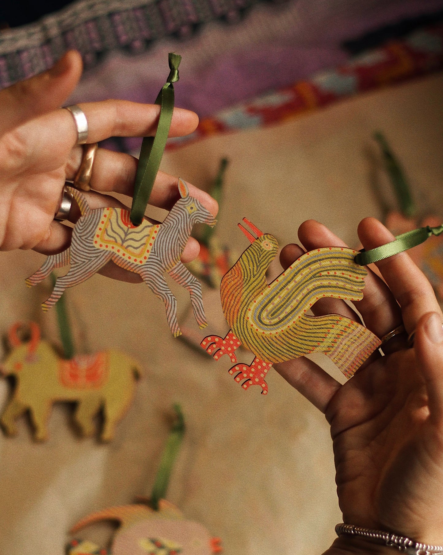 Wooden Decoration Set