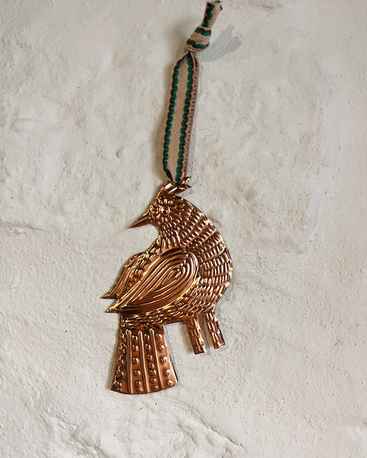 PRE-ORDERS Copper Folk Bird Decoration