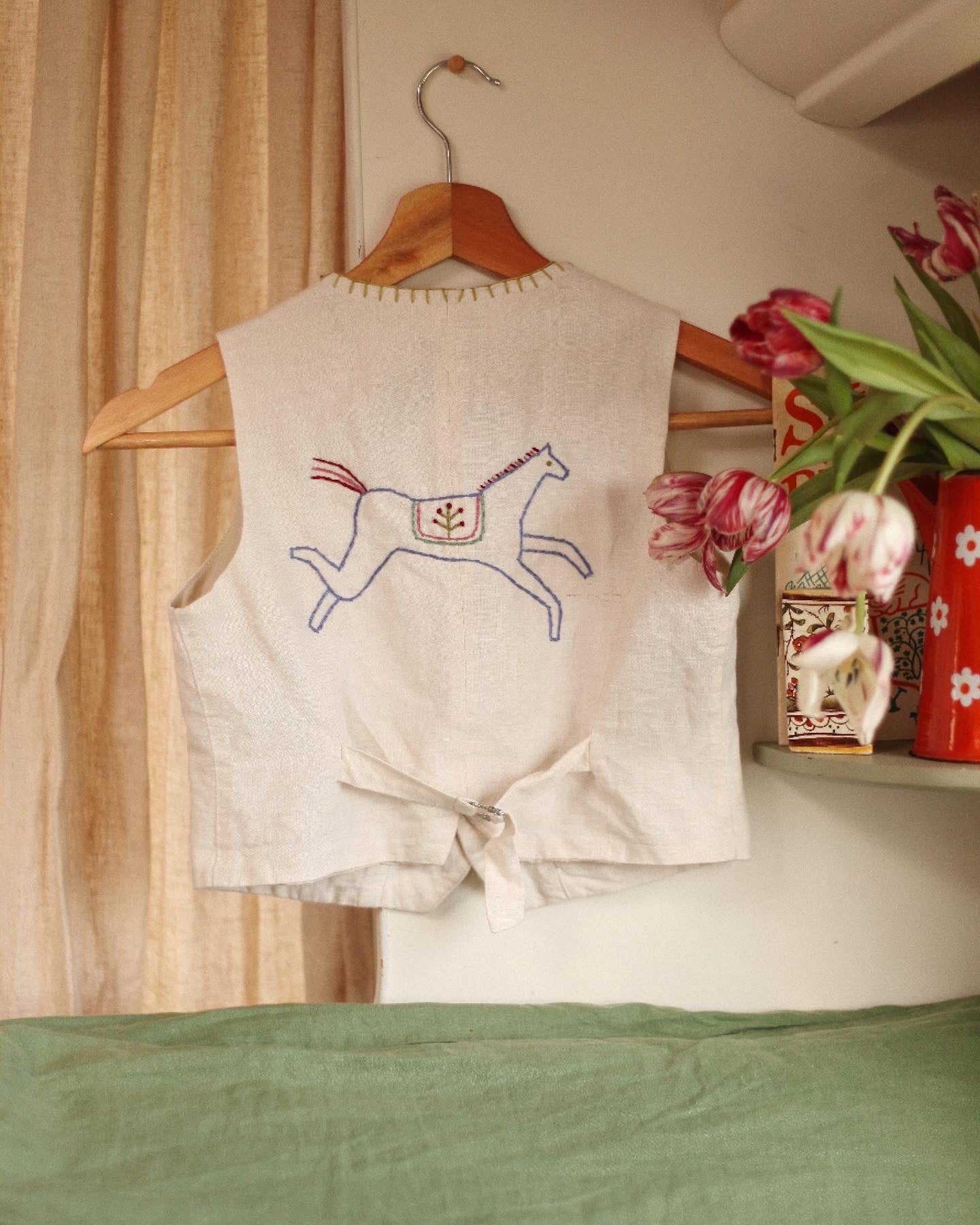 Hand Embroidered Children's Waistcoat