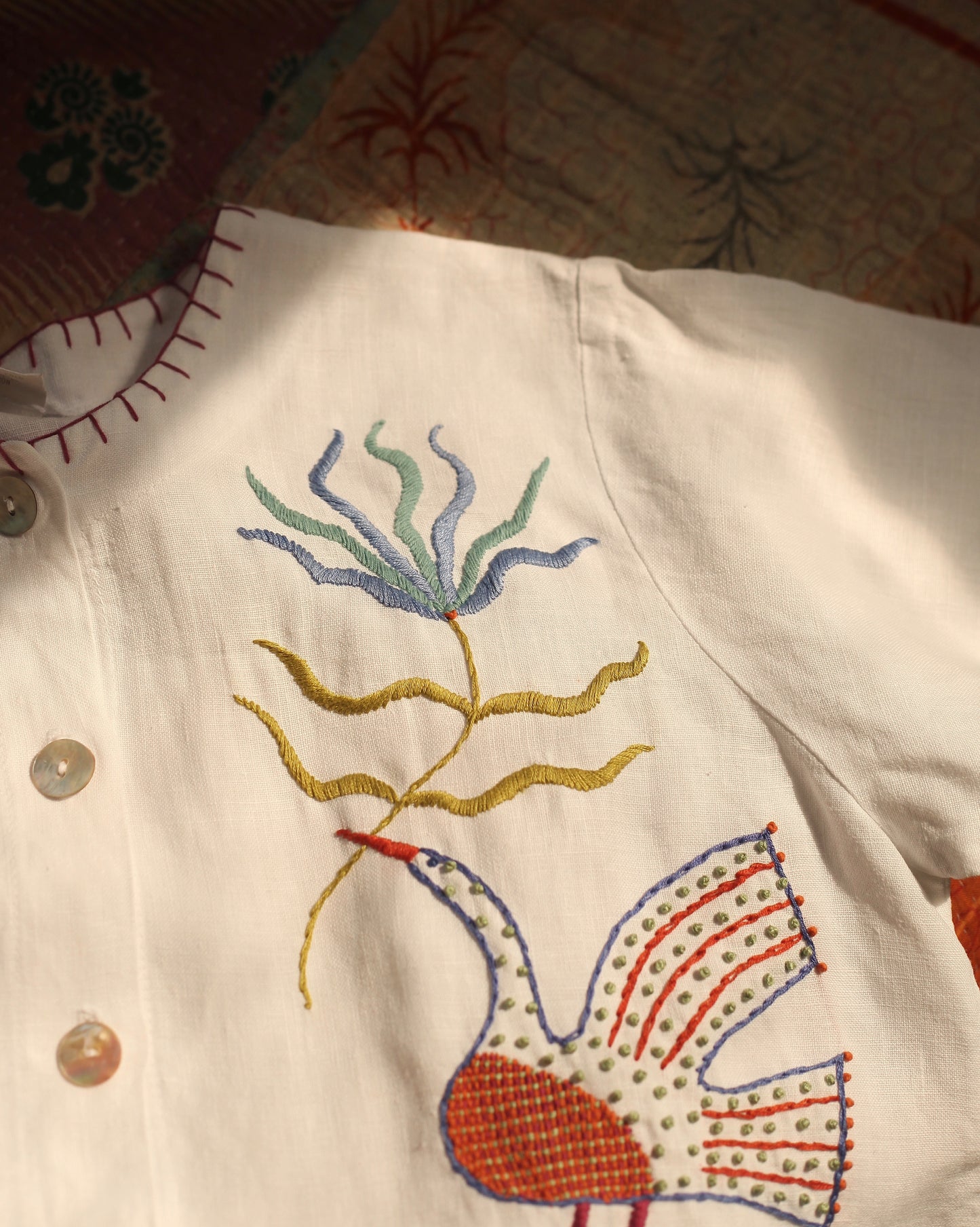 Hand Embroidered Summer Blouse