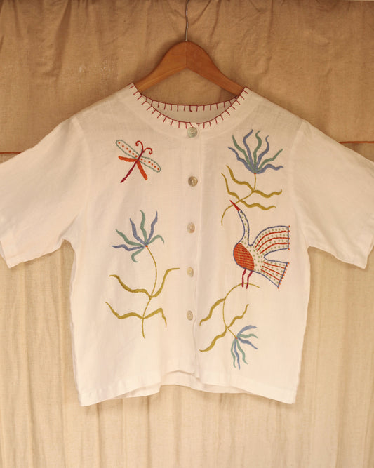 Hand Embroidered Summer Blouse