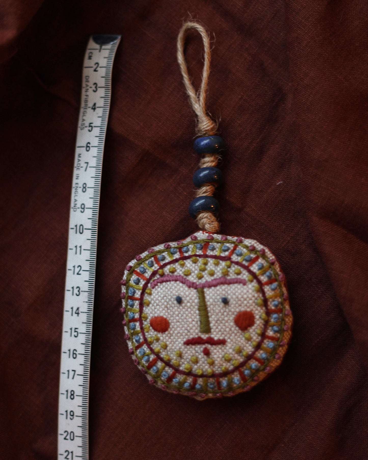 Hand Embroidered Ornament 1 (Small)
