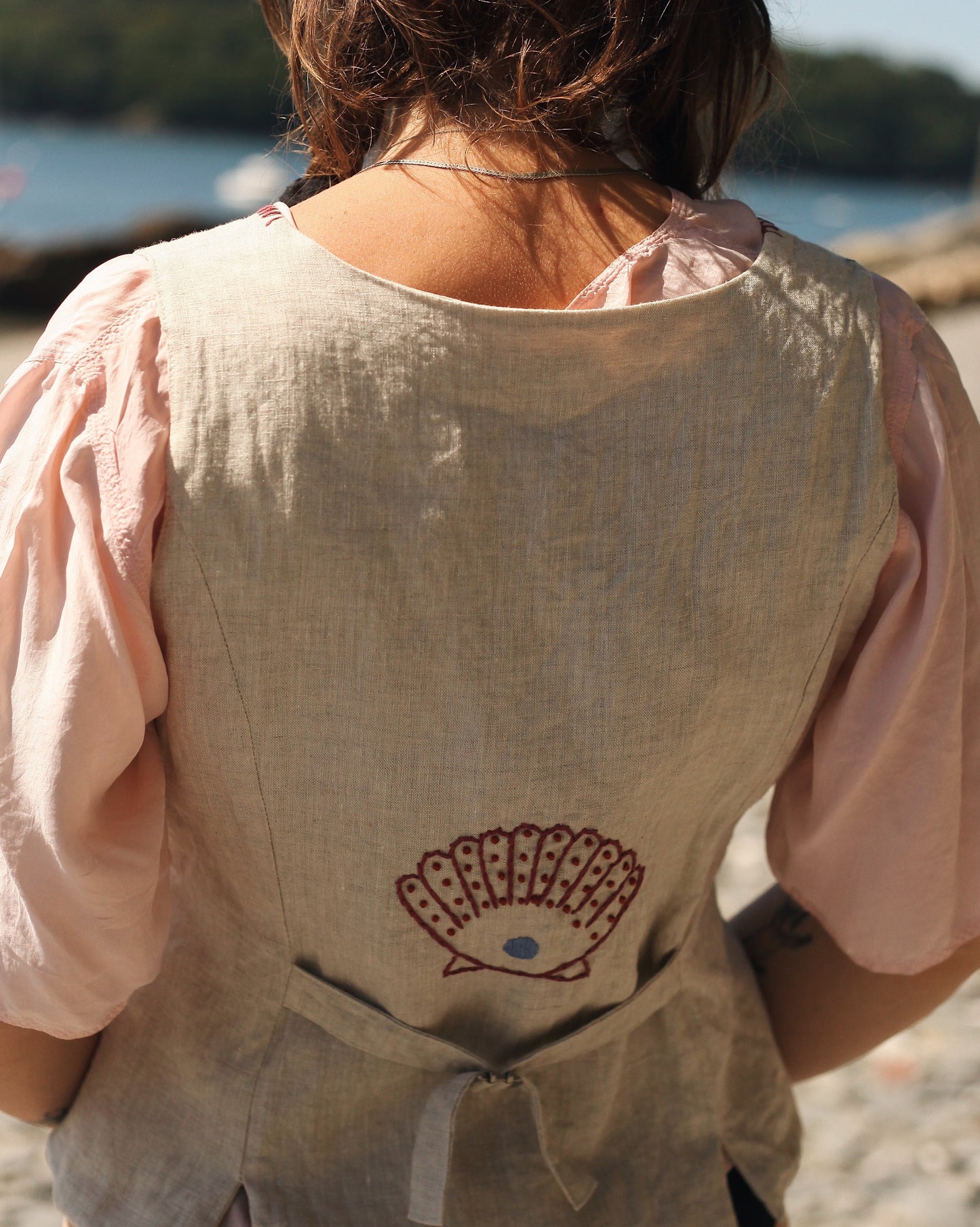 Hand Embroidered "Dreamland" Waistcoat