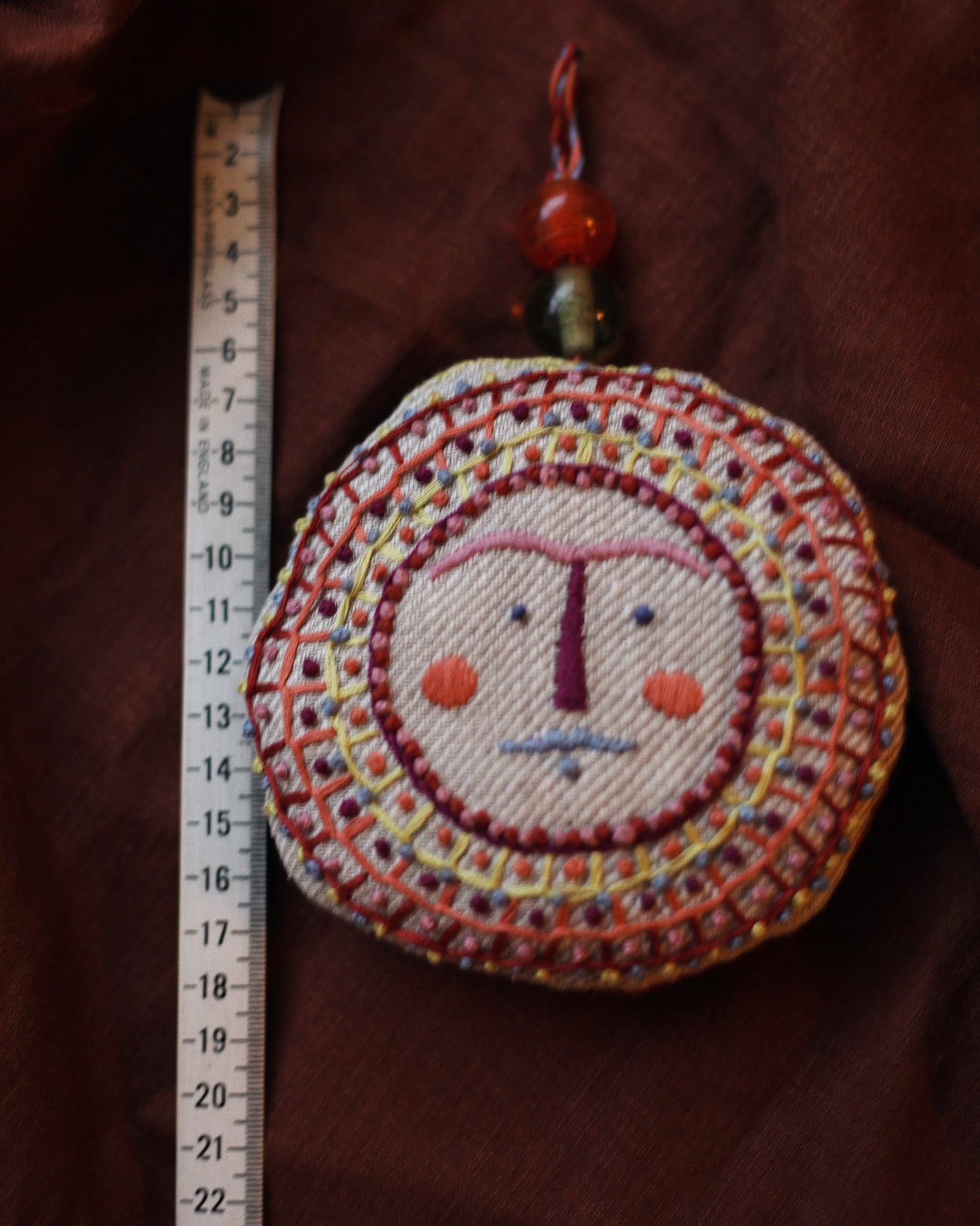 Hand Embroidered Ornament 3 (large)