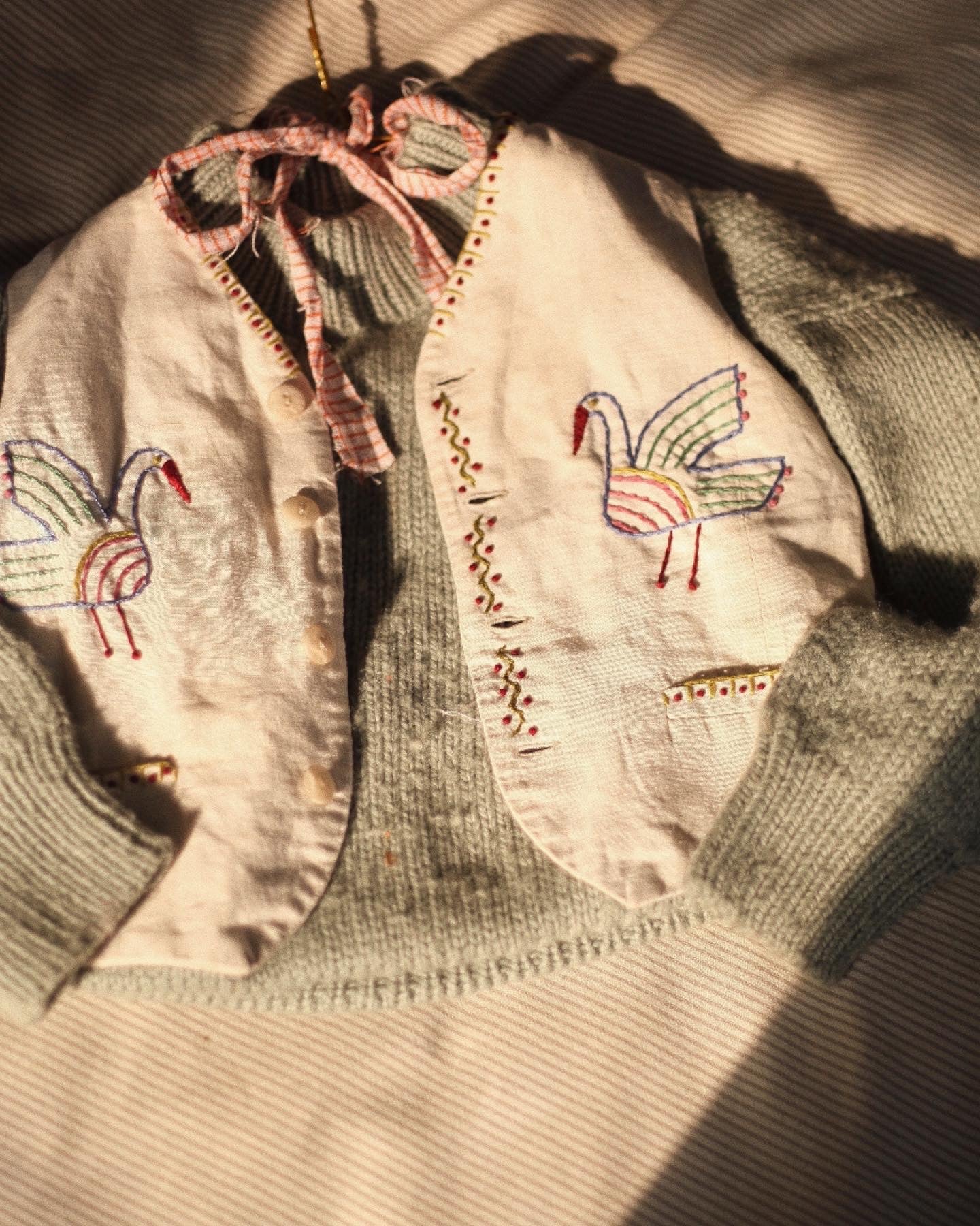 Hand Embroidered Children's Waistcoat