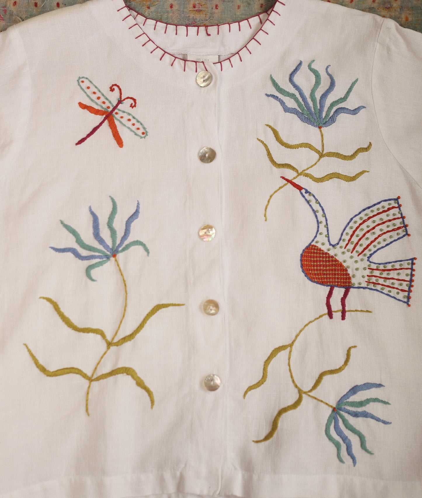 Hand Embroidered Summer Blouse