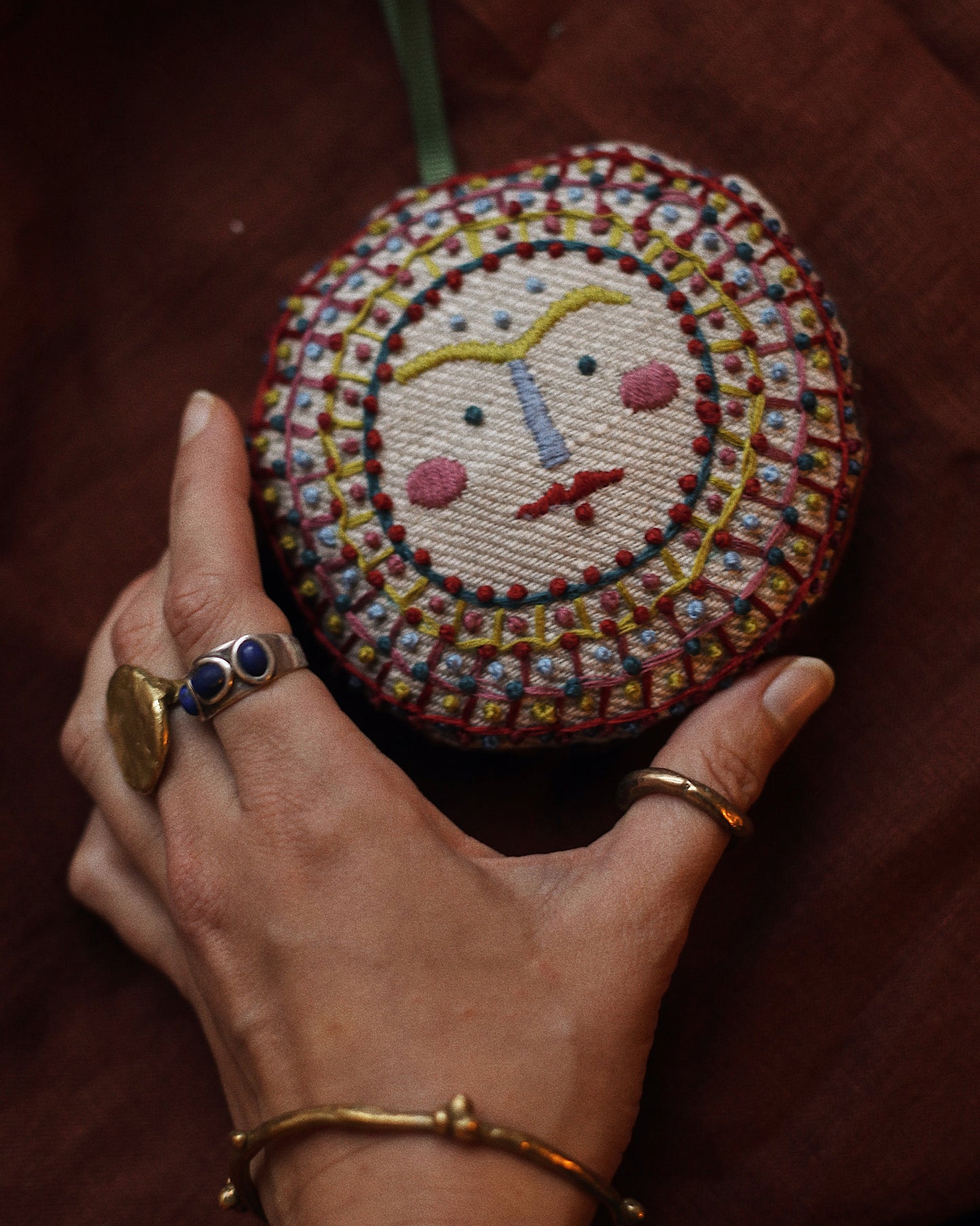 Hand Embroidered Ornament 4 (large)