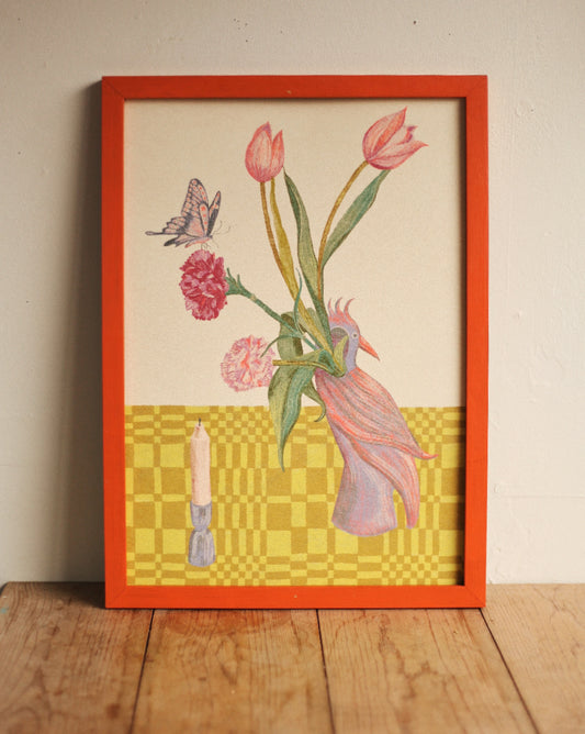 A3 Giclée Print ~ The Bird Vase