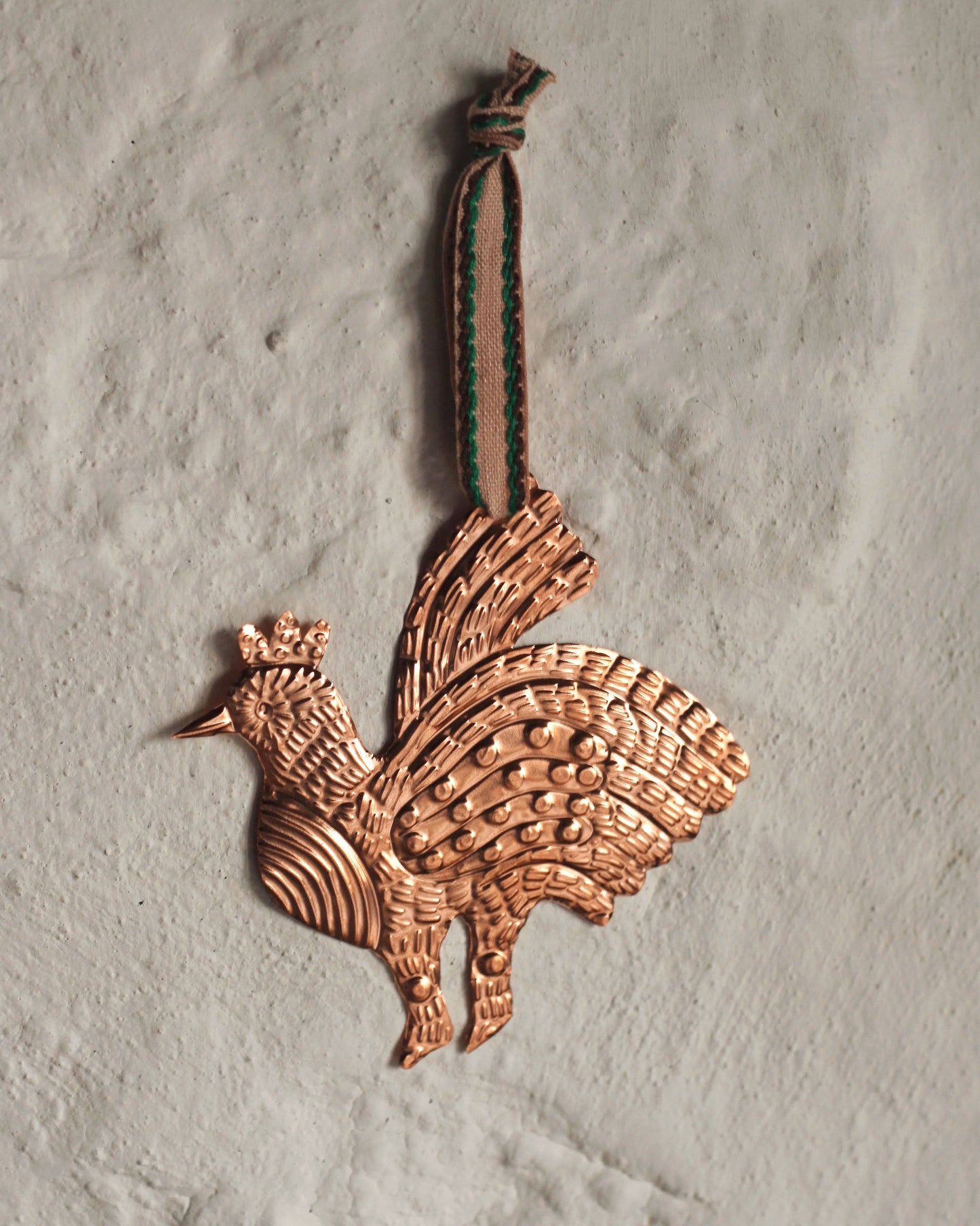 Handmade Copper Small Rooster